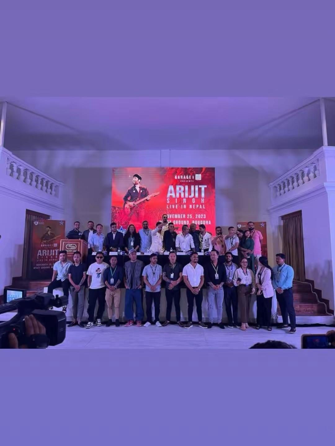 Press conference for Arijit Singh Live in Nepal