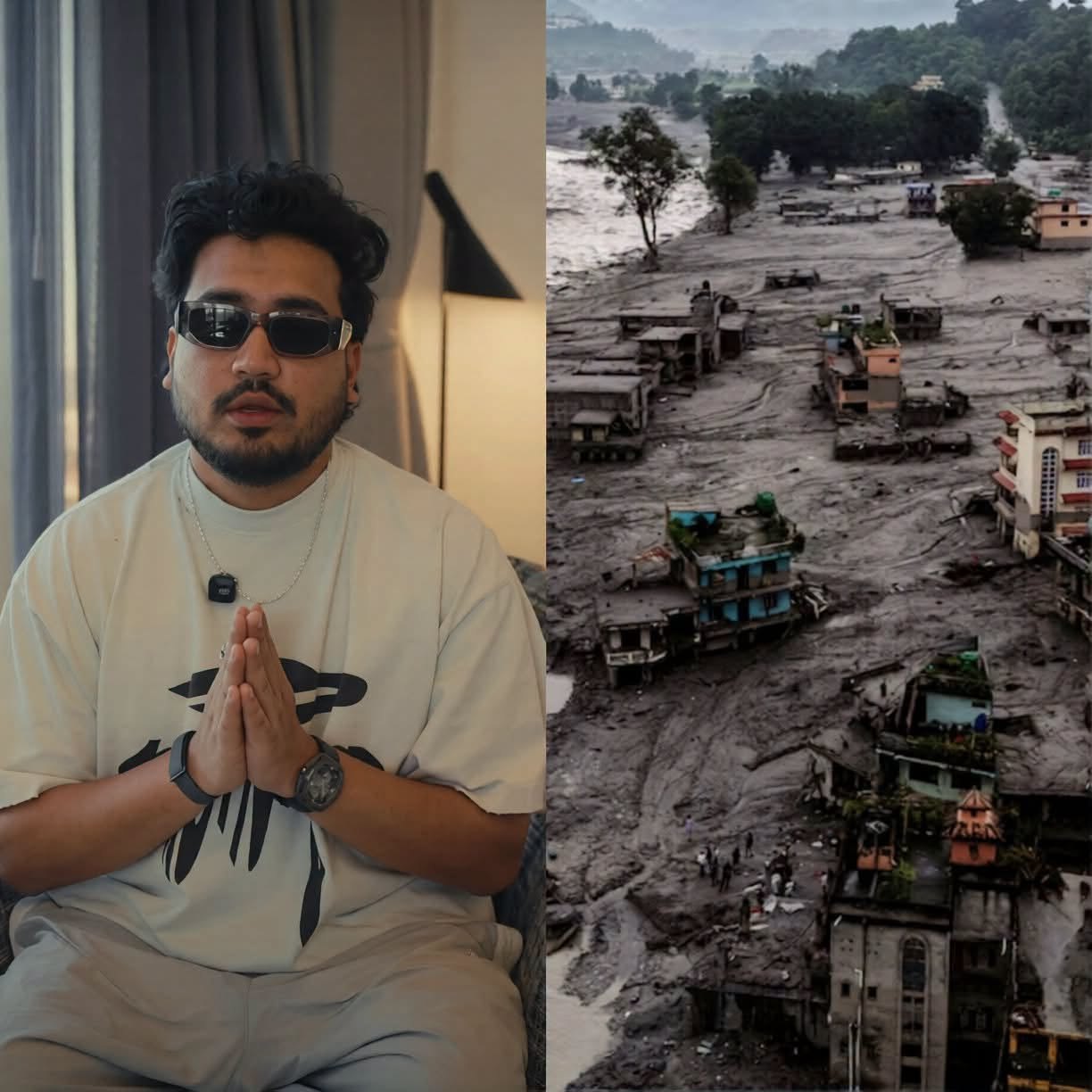 Sushant KC and flood-affected communities in Nepal